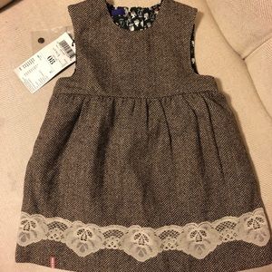 Baby Girl MEXX Tweed Dress 12-18m NWT